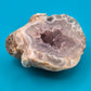 Faszinierende Amethyst-Geode mit natürlicher Achat-Umrandung