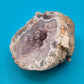 Faszinierende Amethyst-Geode mit natürlicher Achat-Umrandung