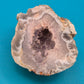 Faszinierende Amethyst-Geode mit natürlicher Achat-Umrandung