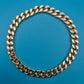 Klassisches Panzerarmband aus Goldlegierung im Vintage-Look