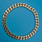 Klassisches Panzerarmband aus Goldlegierung im Vintage-Look