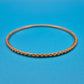 Filigraner Vintage Armreif aus gewickeltem Golddraht