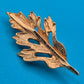 Vintage Blatt-Brosche in Goldoptik filigranes Design