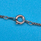 Vintage Silberkette mit modernistischem Spiral-Anhänger und Perle