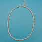 Elegante Vintage Kette gedrehtes Design in Silberoptik verstellbar