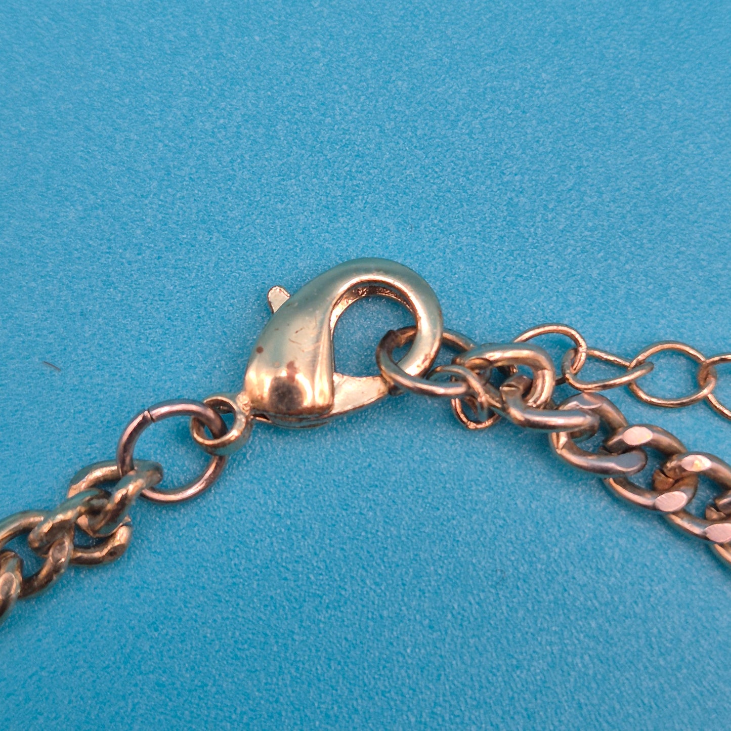 Vintage Statement Collier Marquise-Steine in zartem Pastellrosa