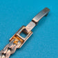 Vintage HAVARD Armband goldfarbenes Gliederarmband mit Klappverschluss