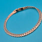Vintage HAVARD Armband goldfarbenes Gliederarmband mit Klappverschluss