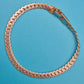 Vintage HAVARD Armband goldfarbenes Gliederarmband mit Klappverschluss