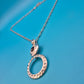 Elegante Vintage-Kette mit glitzerndem Anhänger und Kristall-Detail