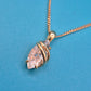 Elegante Kette mit marquiseförmigem Zirkonia-Anhänger in Goldoptik
