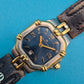 Maurice Lacroix Vintage Damenuhr Gold-Silber-Optik mit Datumsanzeige