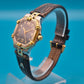 Maurice Lacroix Vintage Damenuhr Gold-Silber-Optik mit Datumsanzeige