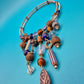 Boho-Statement-Kette mehrreihig mit Ethno-Perlen-Mix und Anhängern