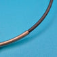 Vintage Yin-Yang Anhänger mit Abalone-Einlage an schwarzem Lederband