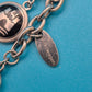 Vintage Volkswagen Charm-Armband mit diversen Anhängern und Logo