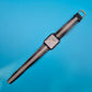 Vintage Panther Damenuhr Quartz Eckiges Gehäuse Schwarz-Silber Optik 22cm