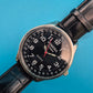 Vintage ADMIRA Germany Herrenuhr Schwarz Analog Armbanduhr Quartz