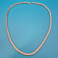 Elegantes Vintage Mesh-Armband in Roségold-Optik 20 cm