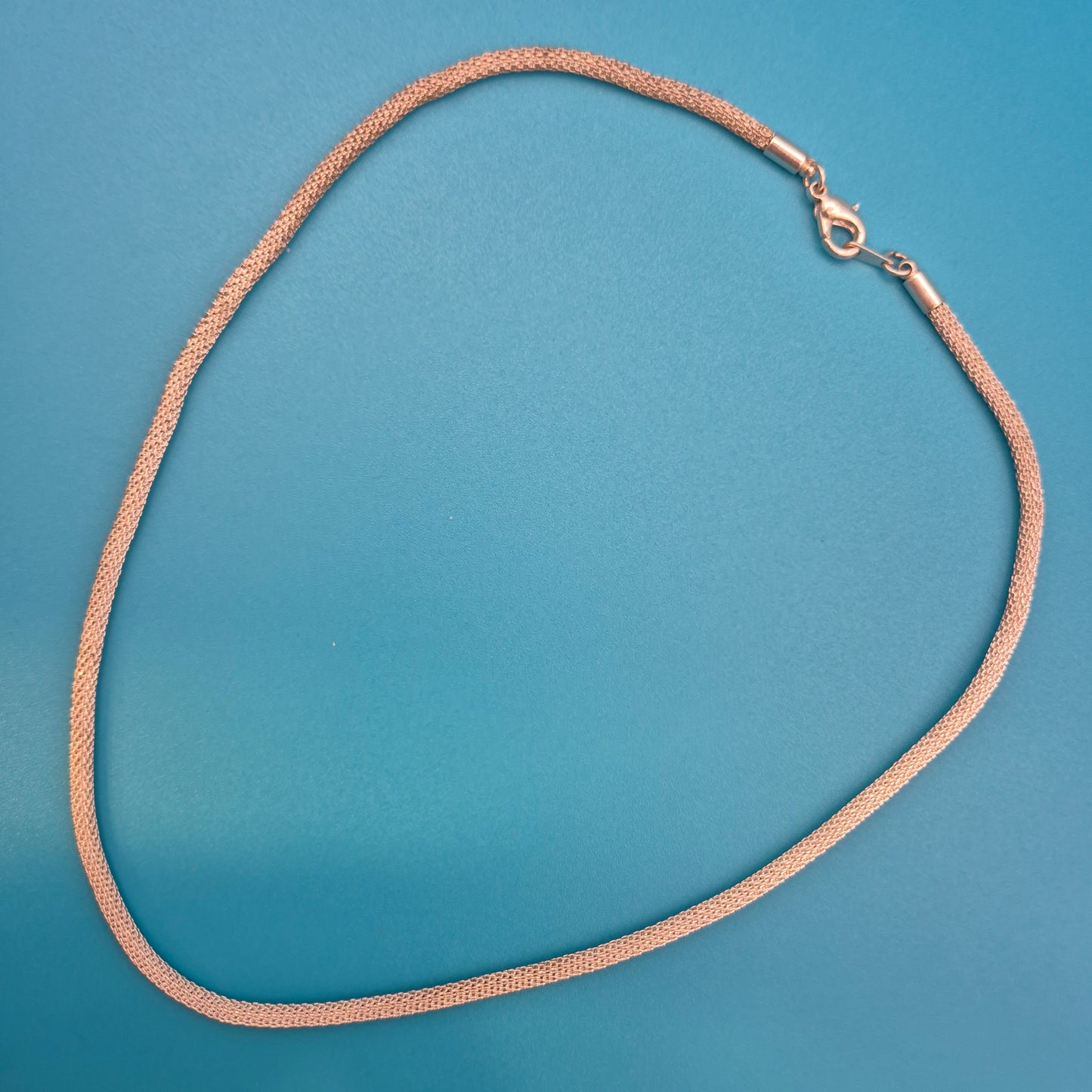 Elegantes Vintage Mesh-Armband in Roségold-Optik 20 cm