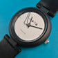 Vintage Allpro Swiss Made Armbanduhr Schwarz Minimalistisch Unisex