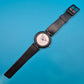 Vintage Allpro Swiss Made Armbanduhr Schwarz Minimalistisch Unisex
