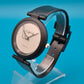 Vintage Allpro Swiss Made Armbanduhr Schwarz Minimalistisch Unisex