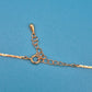 Elegante Vintage Goldfarbene Kette mit Anhänger und Zirkonia-Akzenten