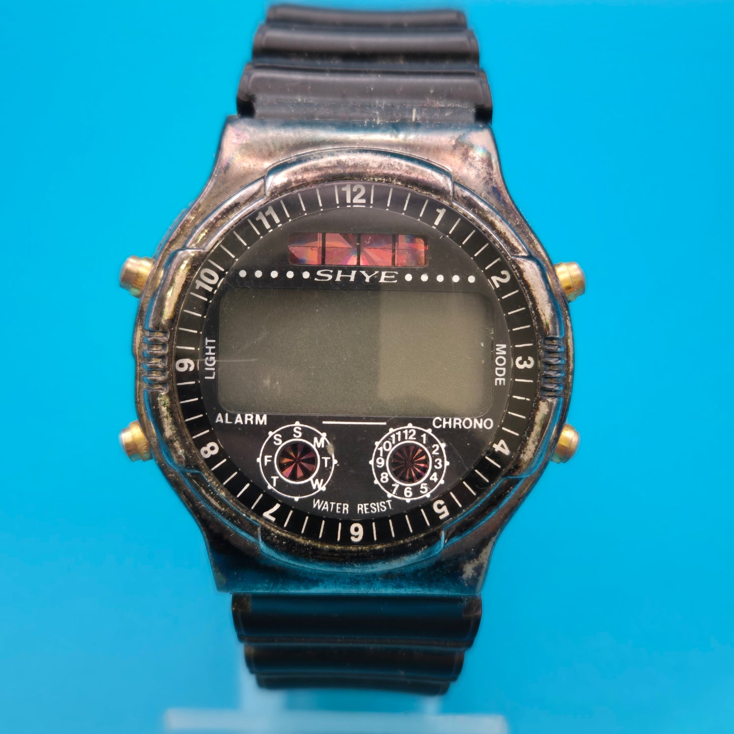 Vintage SHYE Digitaluhr Taucheruhr Sportuhr 90er Jahre Retro Style