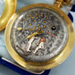 Luxus Seltene Taschenuhr 18K Gold Tascheuhr Adam & Eva 1949