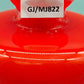 Rote Pop-Art Glasvase Stilvolles Opalglas Design im Vintage Stil
