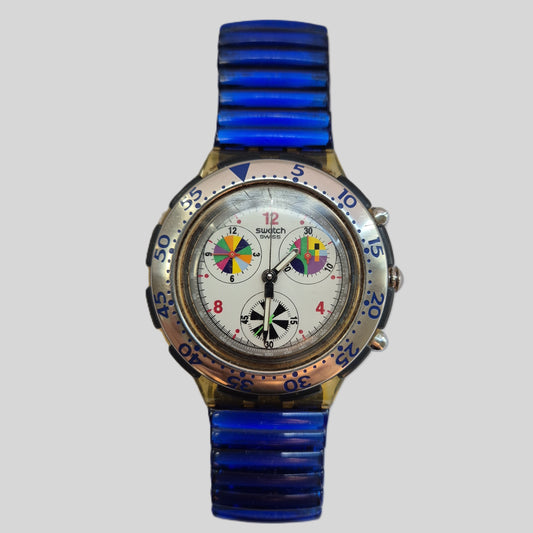 Swatch Chronograph „Color Explosion“ – Auffälliger Stil