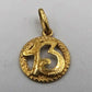 Italienischer 18K Nr. 13 Glücksbringer - Vintage Love Token Anhänger