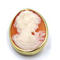 Elegante Cameo-Brosche