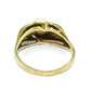 Eleganter Ring aus 14 kt Gelbgold mit Perlen und Diamant