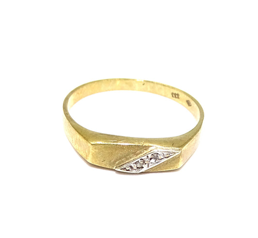 Eleganter Vintage-Ring aus 333er Gold