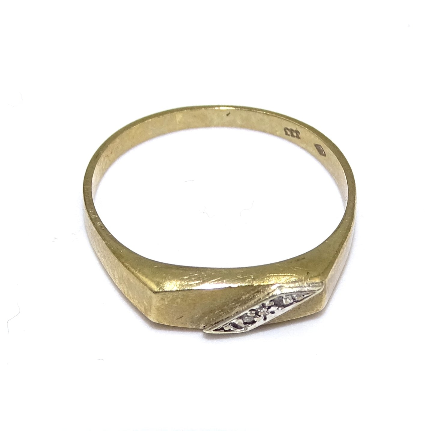 Eleganter Vintage-Ring aus 333er Gold