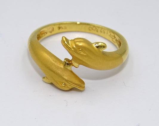 Carrera y Carrera Delphin-Ring aus 750/18K Gelbgold