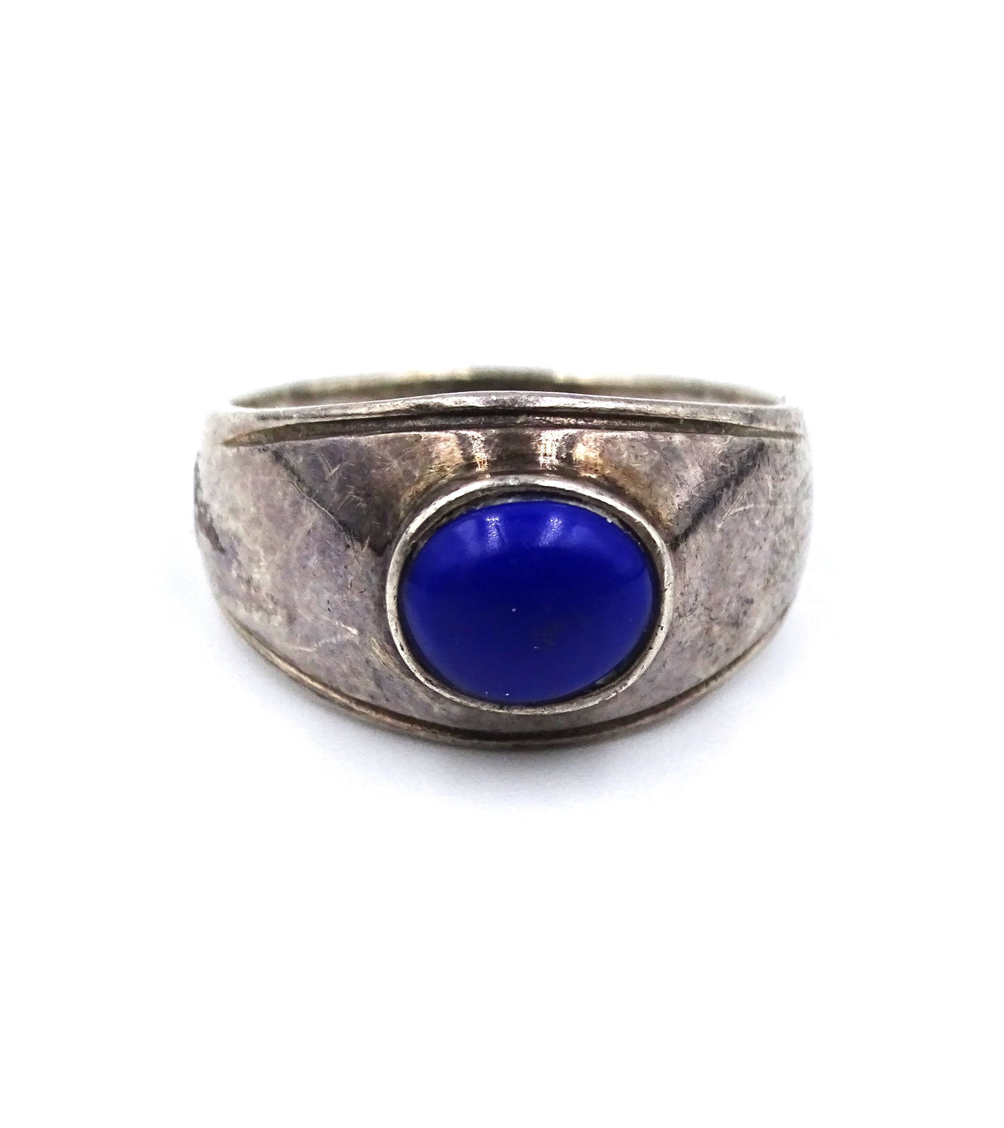 Eleganter Lapis Lazuli Silberring  - Größe 60