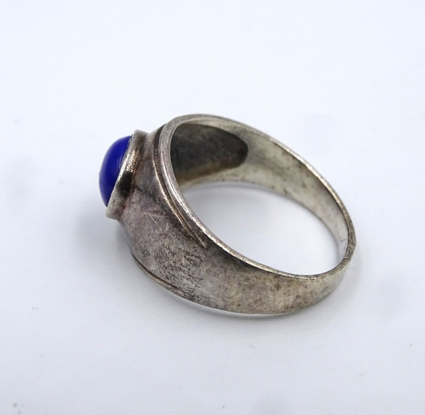 Eleganter Lapis Lazuli Silberring  - Größe 60