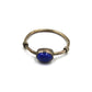 Exquisite Lapis Lazuli Ring, 925er Silber, Größe 56