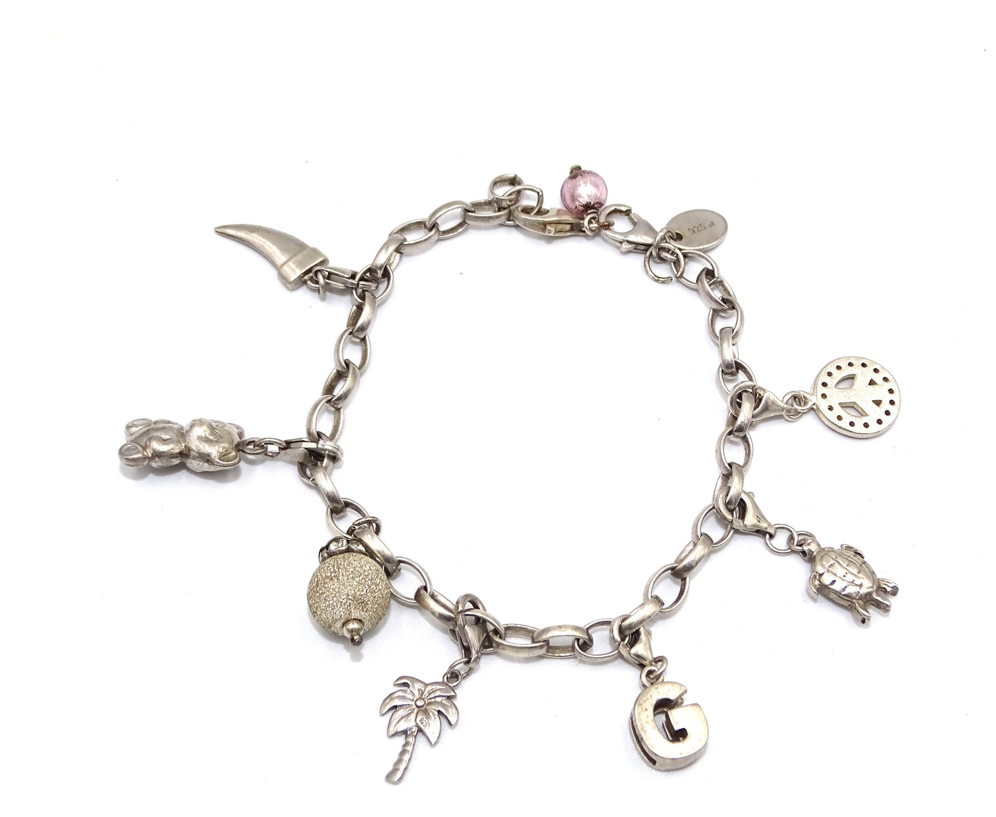 Happy Charm Armband 925 Silber