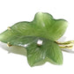 Brosche Blatt Jade Gold 14K