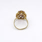 Vintage Damen Ring aus 333er 8 Karat Gelbgold mit Amethyst, Größe 56