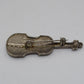Vintage Geigen Brosche/Anstecknadel