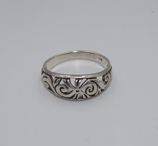 Nepalischer Ring aus Sterlingsilber (925) - Größe 56