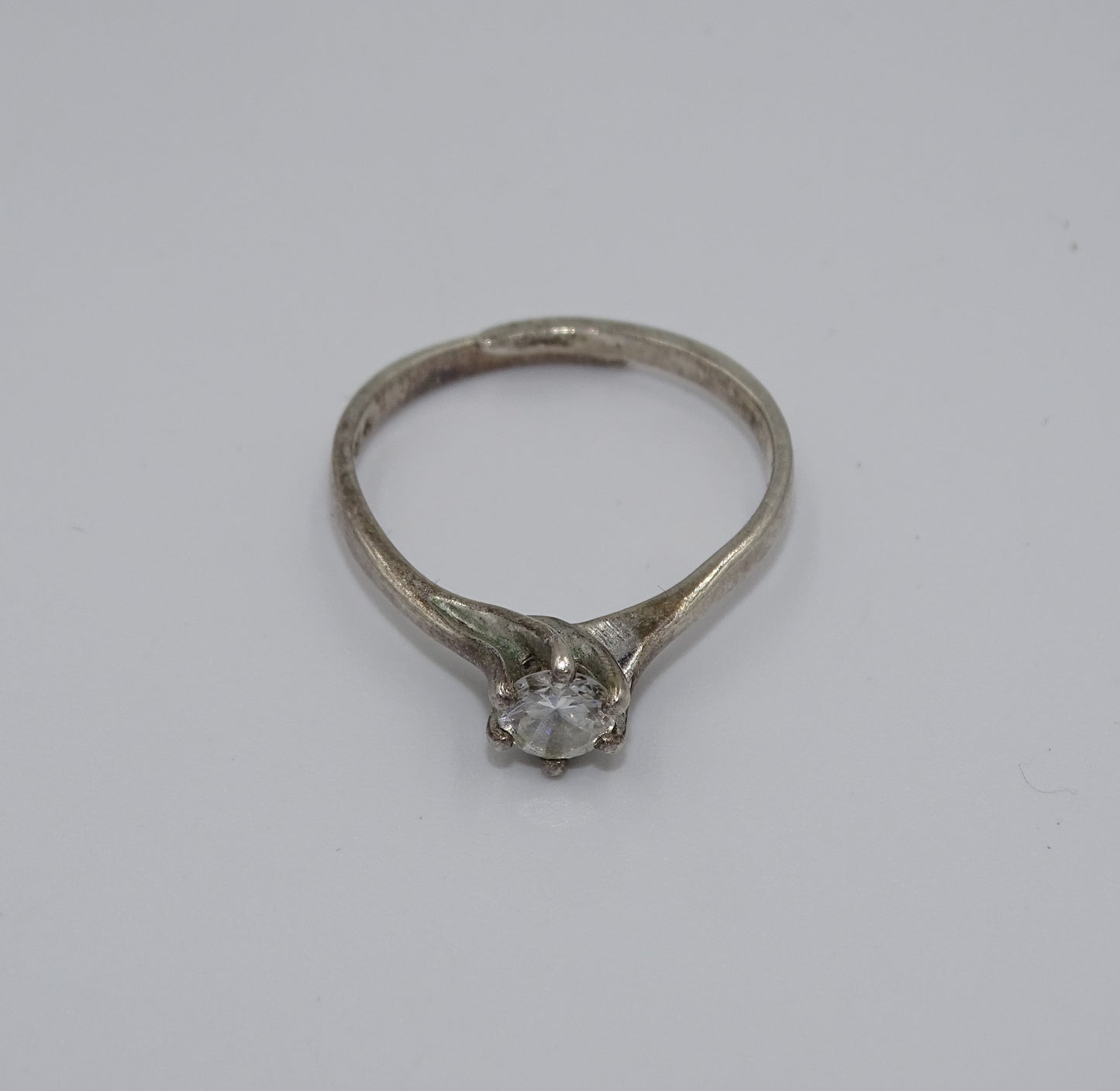 Verstellbarer Ring aus 835er-Silber Gr.56