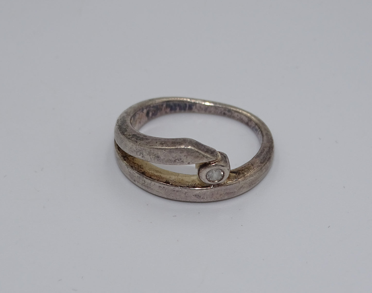 Design-Ring aus 925er Silber - Größe 53