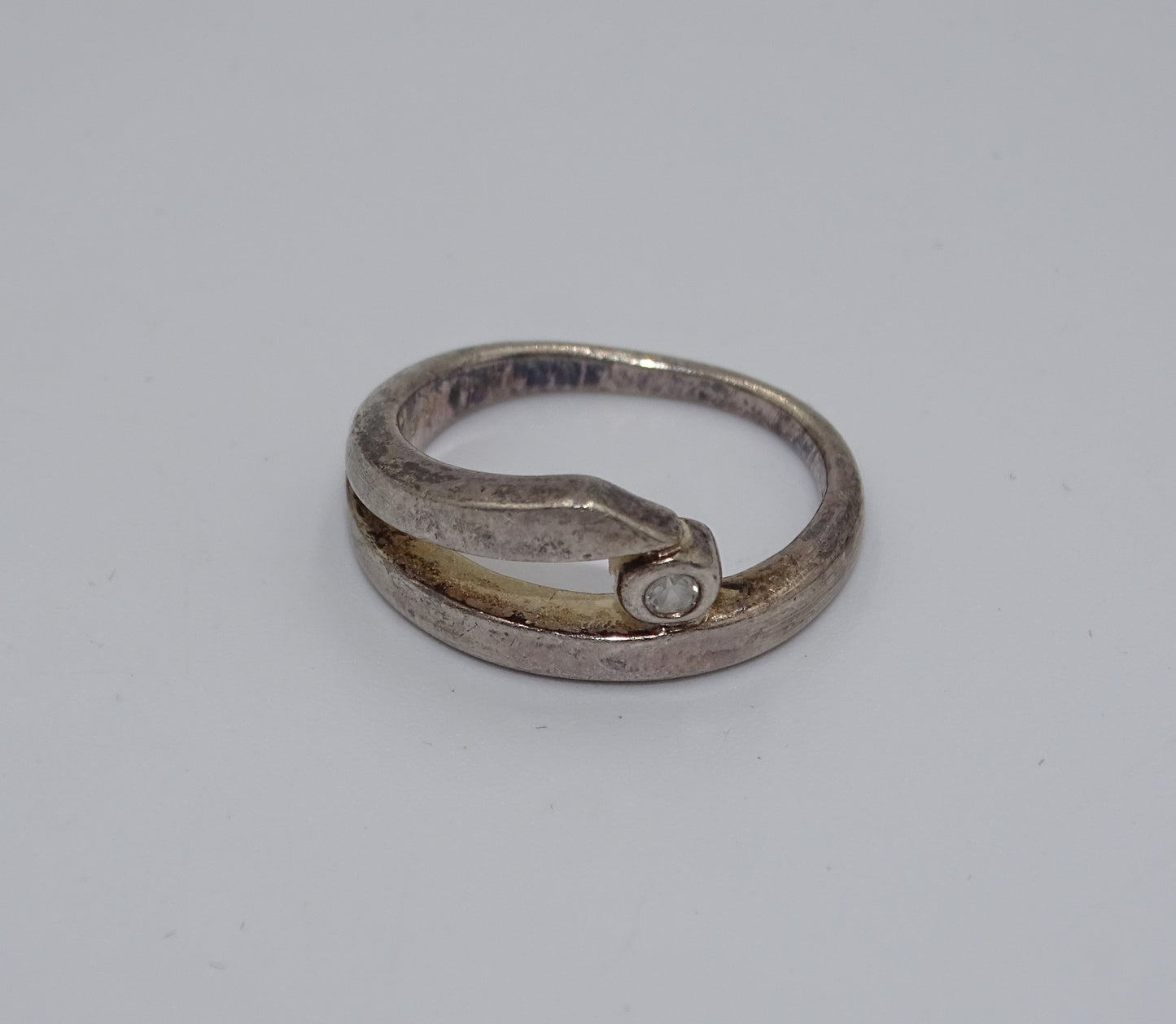 Design-Ring aus 925er Silber - Größe 53