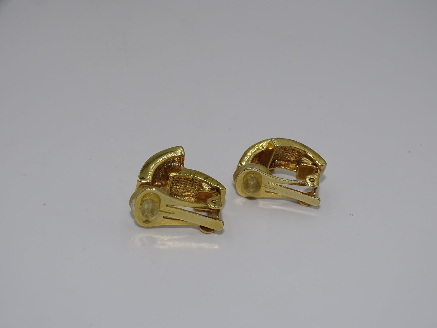 Ohrclips - Ohrringe vergoldet mit Zirkonien